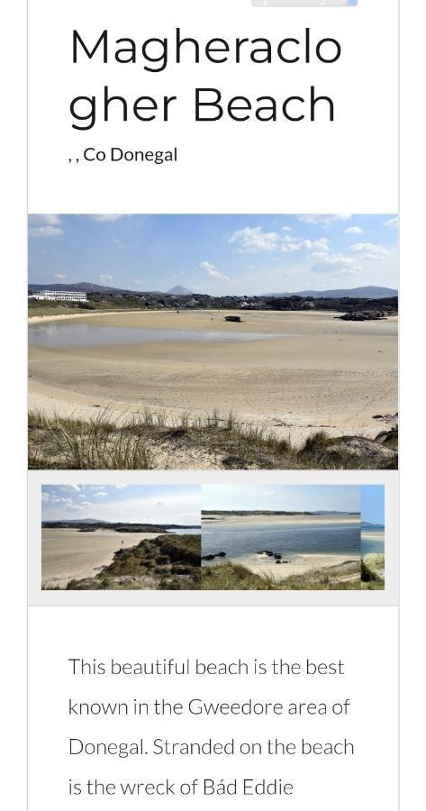 Ostan Gweedore Deluxe Apartments 번베그 외부 사진